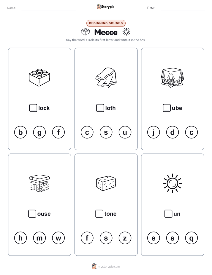 Beginning Sounds