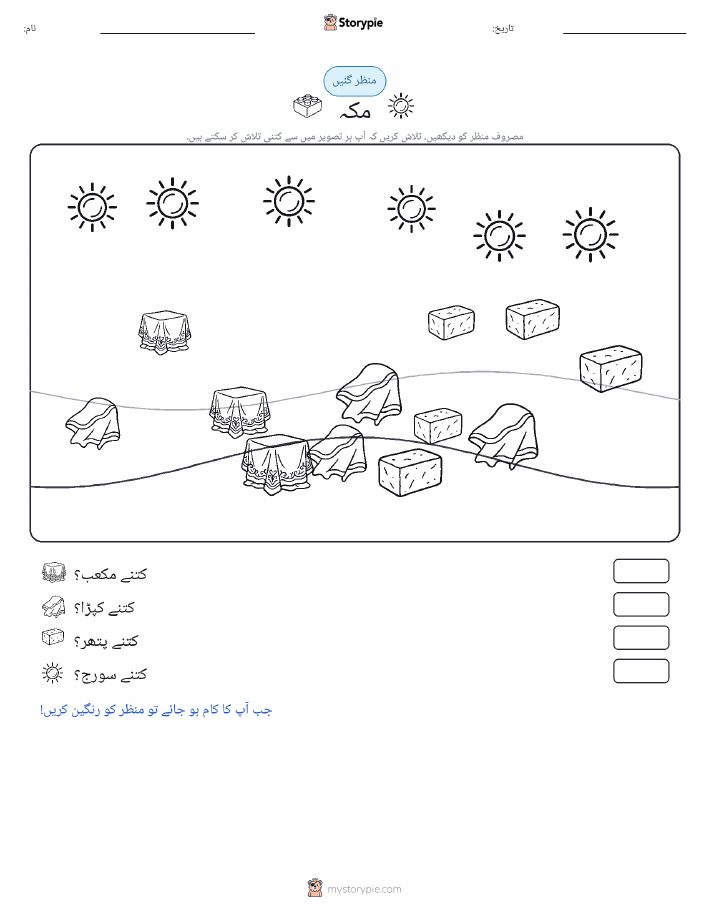 گنتی کا منظر