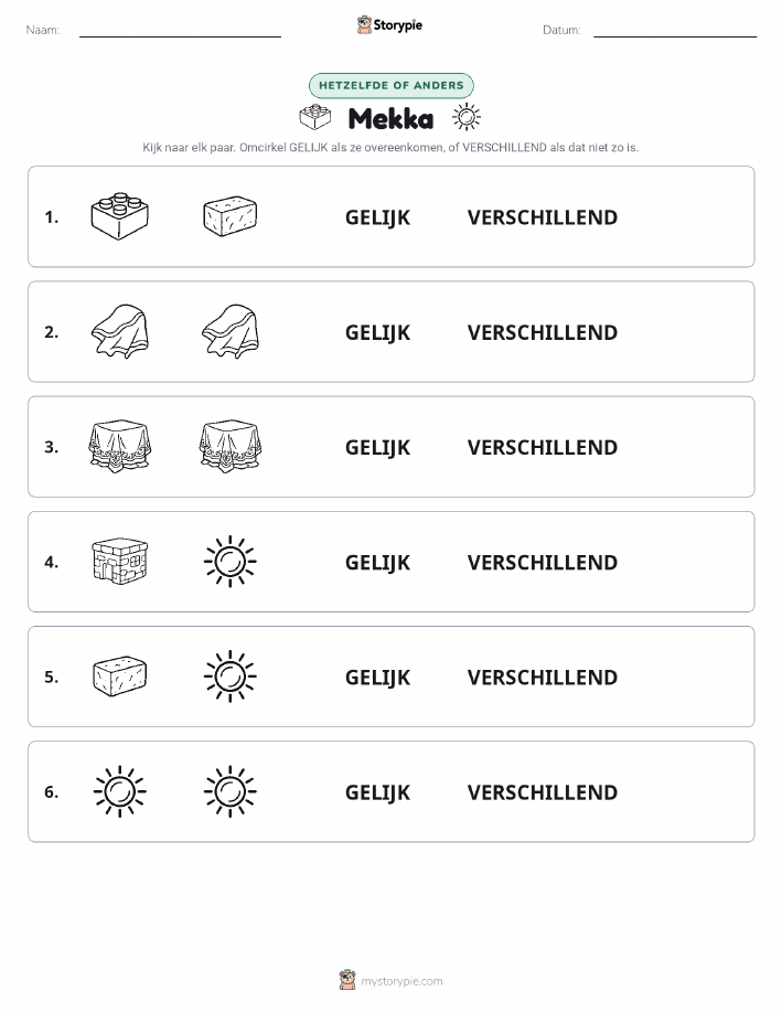 Zelfde of Verschillend