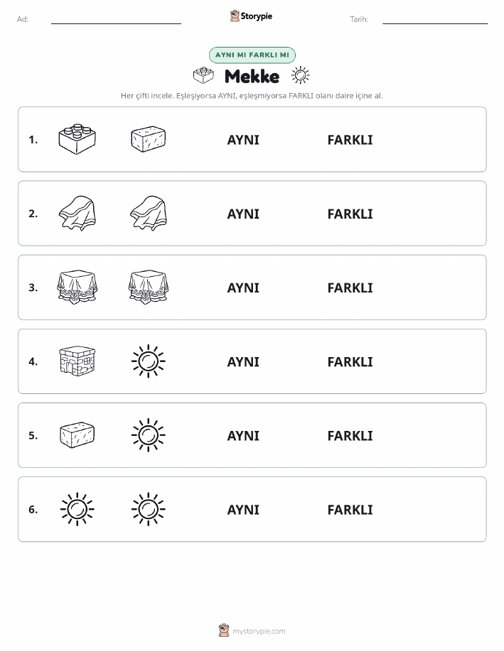 Aynı mı Farklı mı
