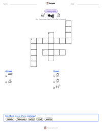 Hajj printable worksheet preview