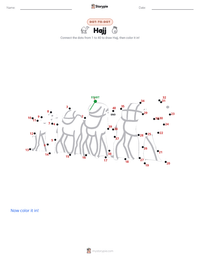 Hajj printable worksheet preview