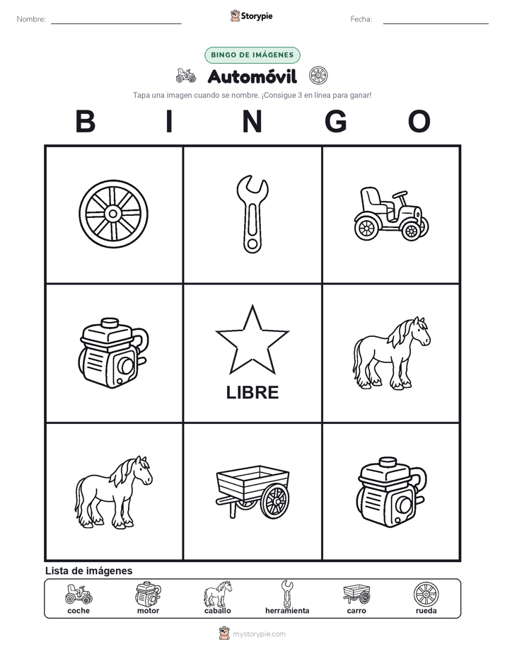 Bingo de Imágenes
