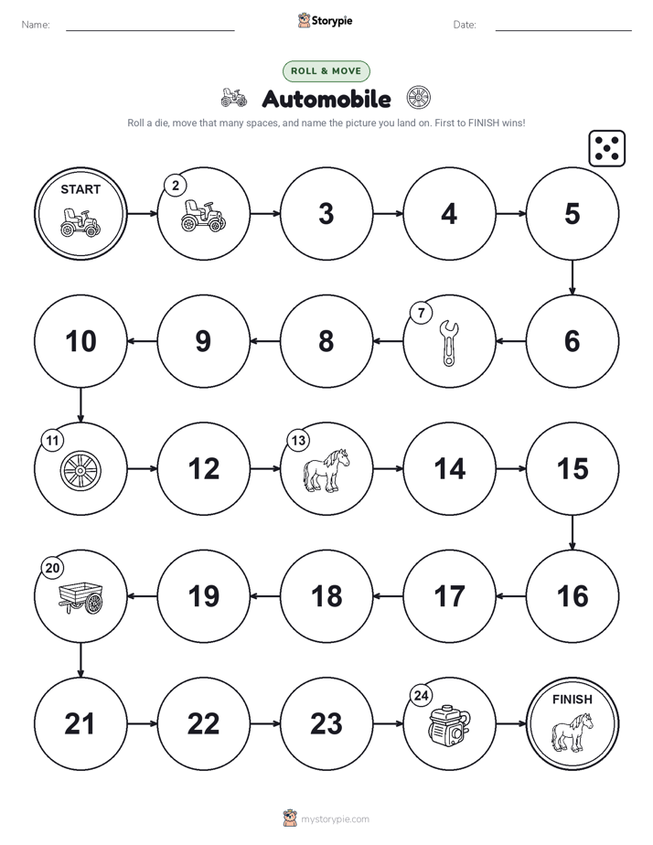 Roll & Move Game