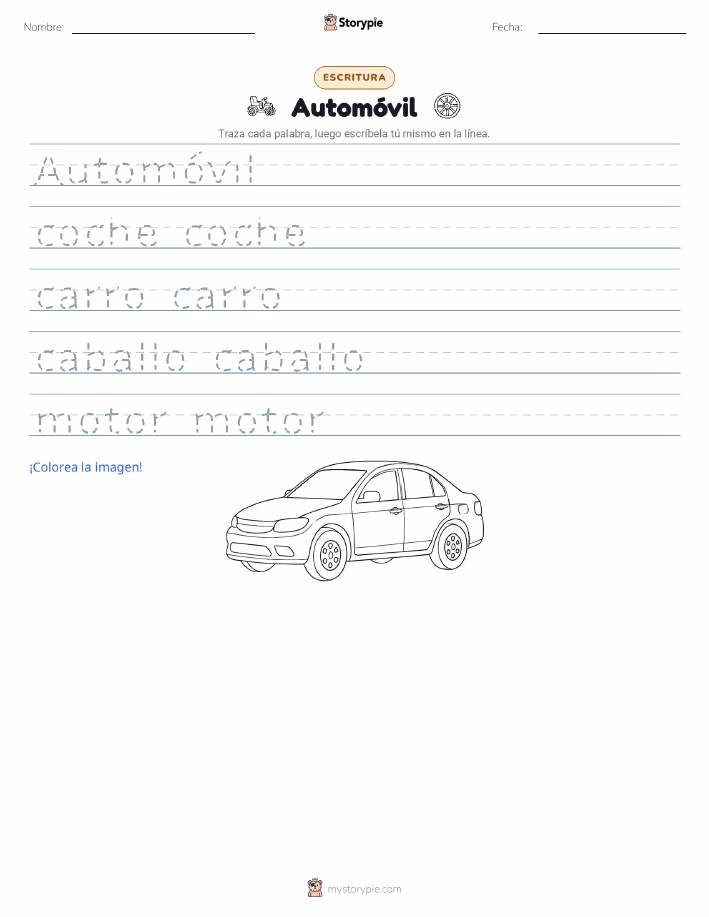 Práctica de Escritura