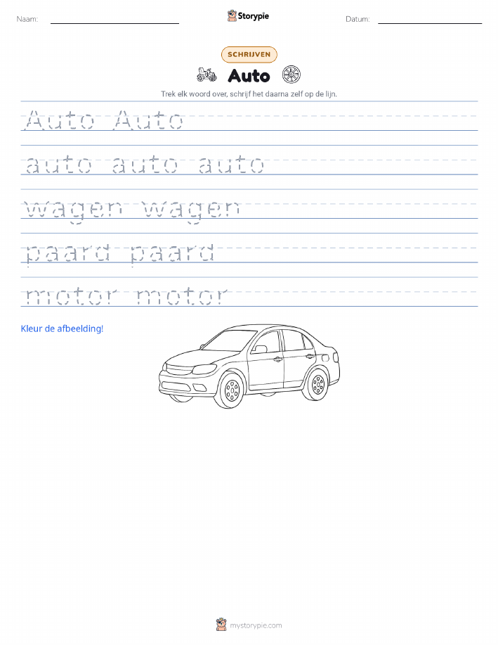 Schrijf Oefening