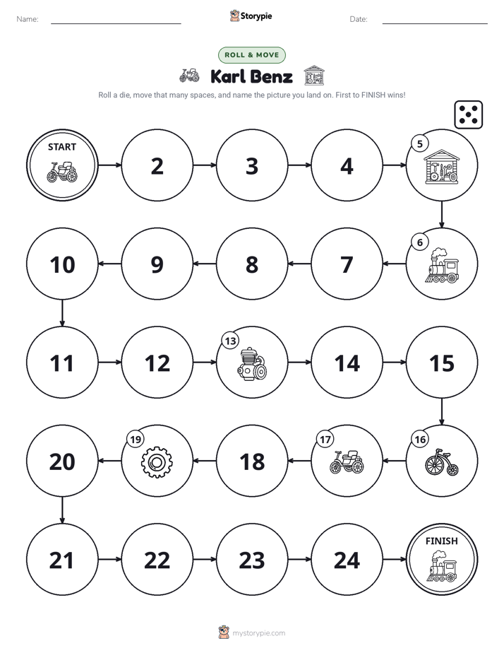 Roll & Move Game