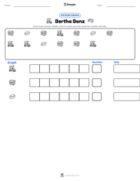 Bertha Benz printable worksheet preview