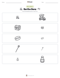 Bertha Benz printable worksheet preview