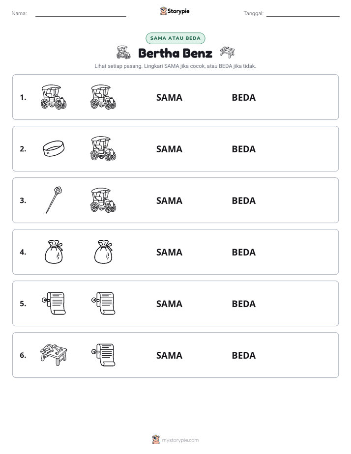 Sama atau Berbeda