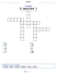 Henry Ford printable worksheet preview