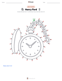 Henry Ford printable worksheet preview