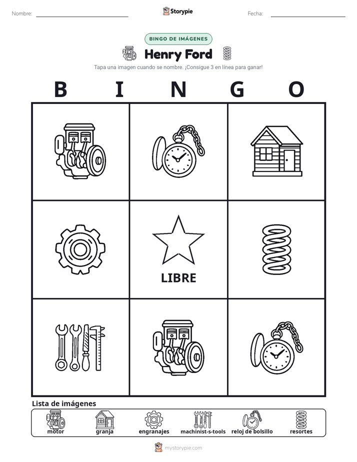 Bingo de Imágenes