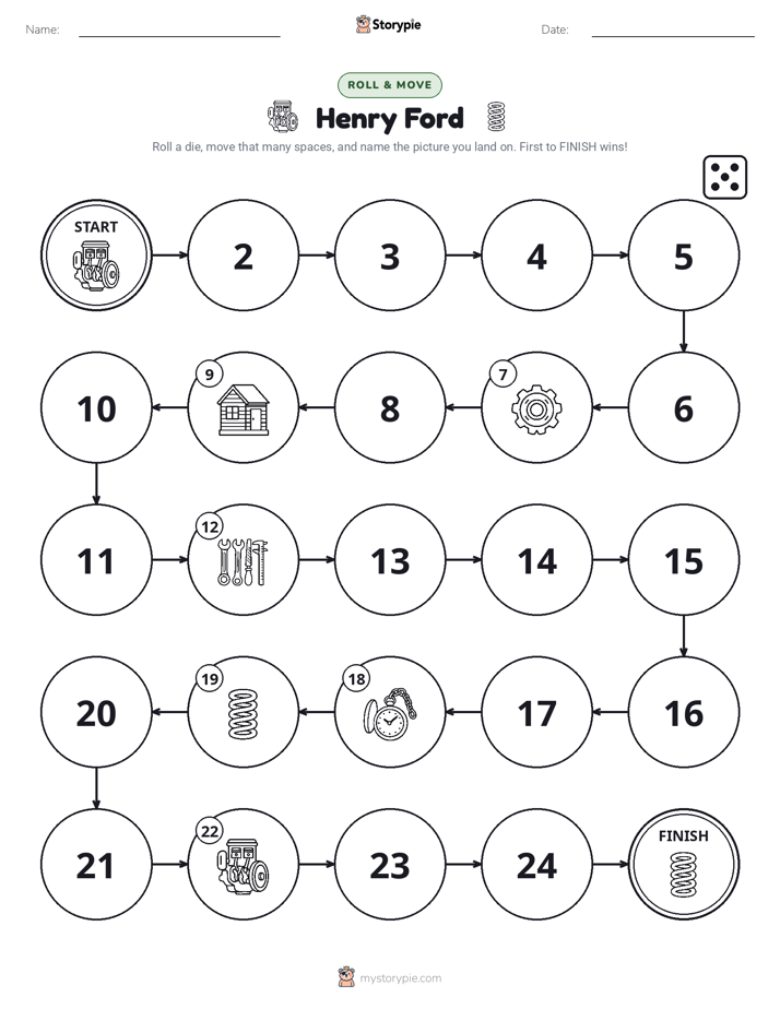 Roll & Move Game
