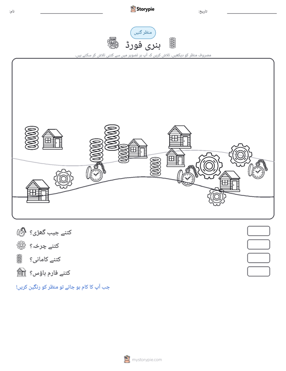 گنتی کا منظر