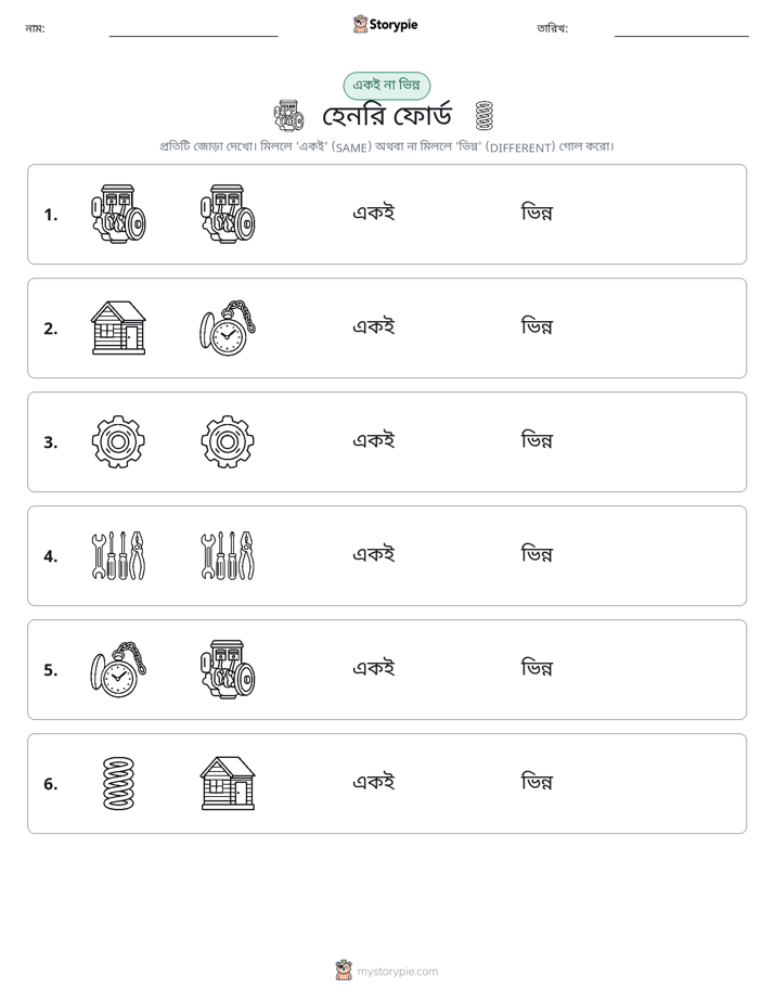 একই বা ভিন্ন