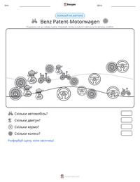 Benz Patent-Motorwagen попередній перегляд роздруківки