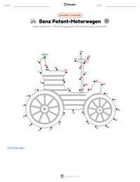 Anteprima della scheda stampabile di Benz Patent-Motorwagen