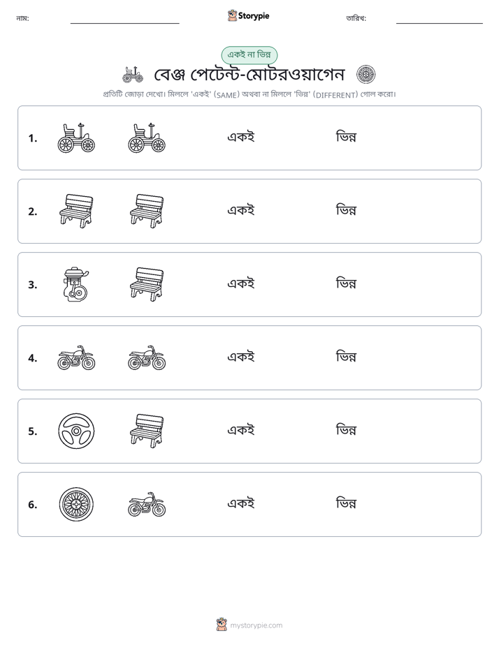একই বা ভিন্ন