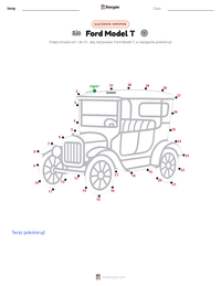 Podgląd drukowalnego arkusza ćwiczeń Ford Model T