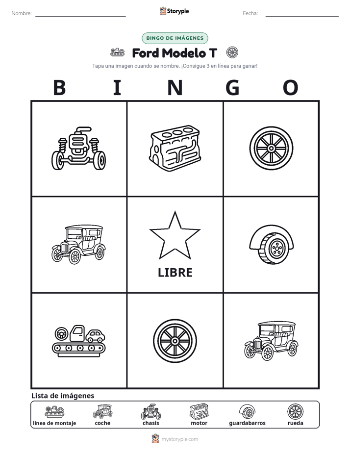 Bingo de Imágenes