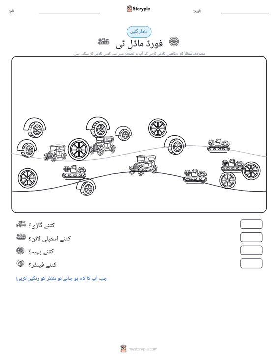 گنتی کا منظر