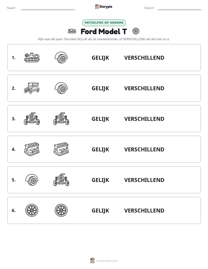 Zelfde of Verschillend