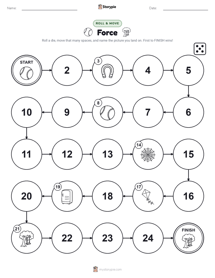 Roll & Move Game