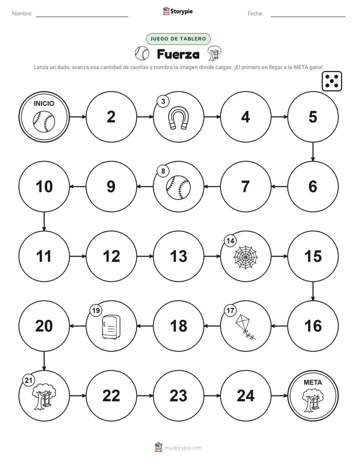 Juego de Rueda y Avanza