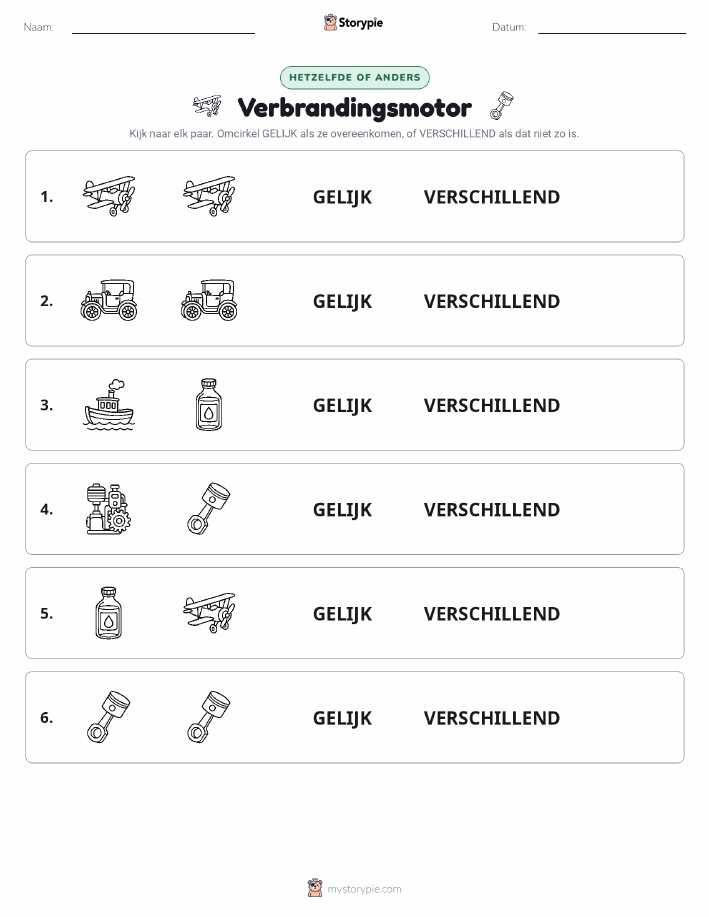 Zelfde of Verschillend