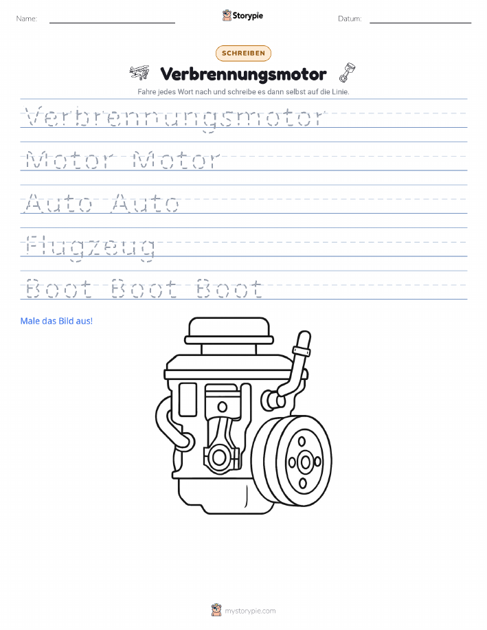 Schreibübung