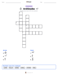 Archimedes printable worksheet preview