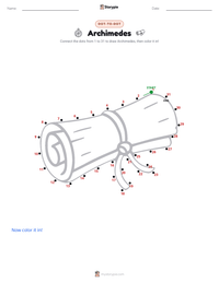 Archimedes printable worksheet preview