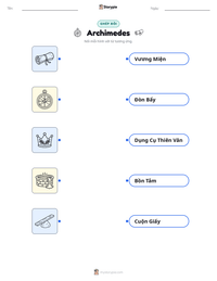 Tài liệu in sẵn Archimedes cho trẻ em