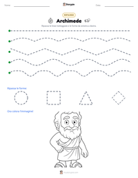 Anteprima della scheda stampabile di Archimede