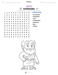 Prabaca lembar kerja cetak Archimedes