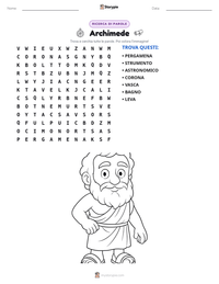 Anteprima della scheda stampabile di Archimede