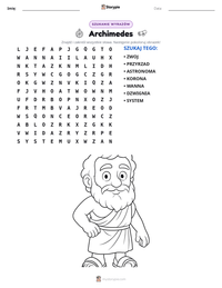 Podgląd drukowalnego arkusza ćwiczeń Archimedes