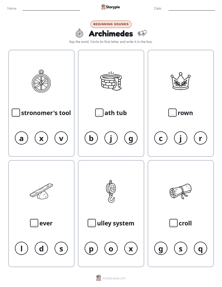 Beginning Sounds