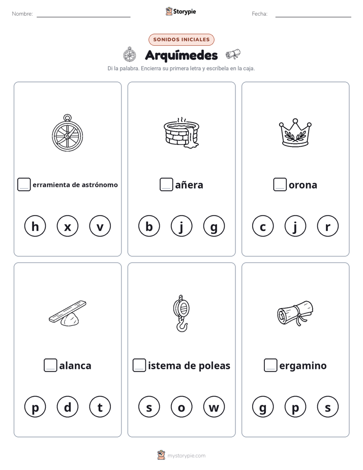Sonidos Iniciales