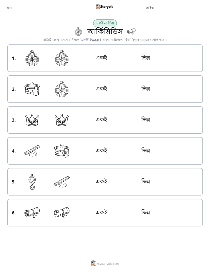 একই বা ভিন্ন