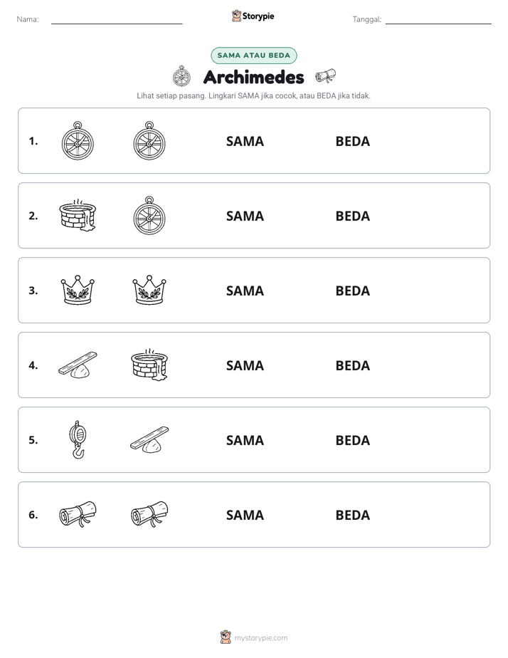 Sama atau Berbeda