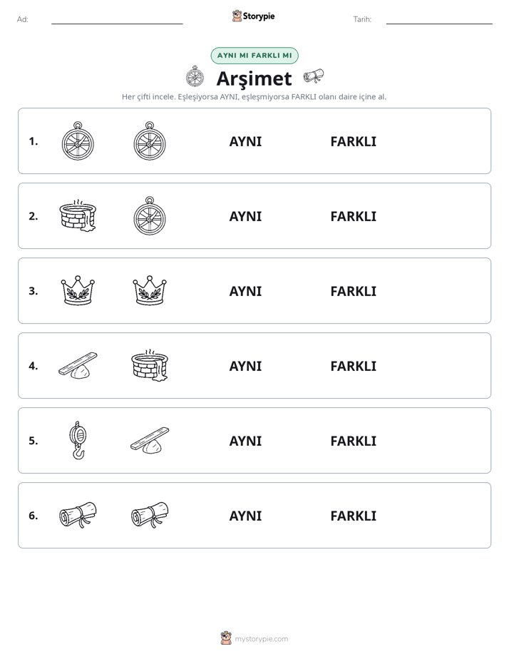 Aynı mı Farklı mı
