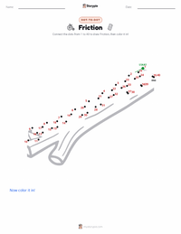 Friction printable worksheet preview