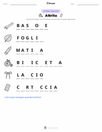 Anteprima della scheda stampabile di Attrito