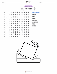 Friction printable worksheet preview