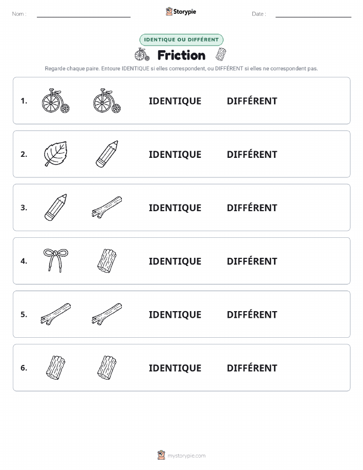 Identique ou Différent