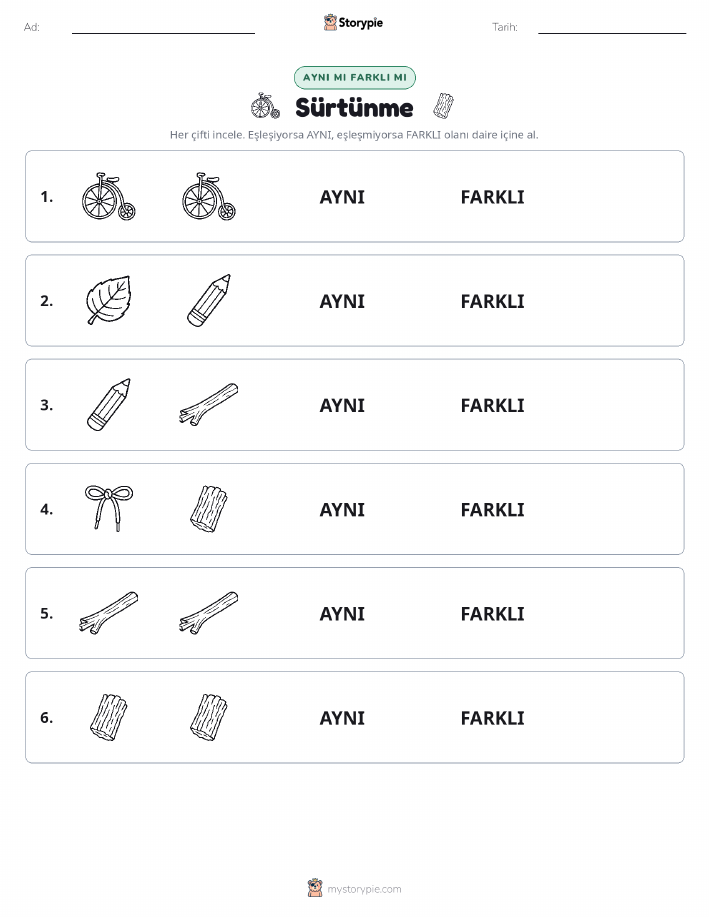 Aynı mı Farklı mı