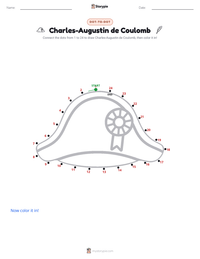 Charles-Augustin de Coulomb printable worksheet preview
