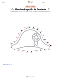 Charles-Augustin de Coulomb afdrukbare werkblad voorbeeld